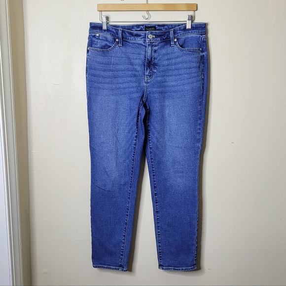 Talbots Slim Ankle Jeans In Culver Wash Womens Size 10 - Picture 2 of 7
